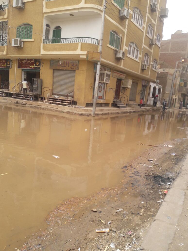 غرق شوارع منطقة أحمد ماهر باسوان