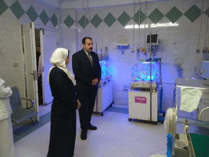 زيارة مفاجئة لوكيل وزارة الصحة لمستشفي ابوحماد