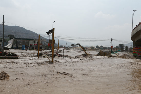 أمطار غزيرة تؤدى إلى فيضانات فى بيرو