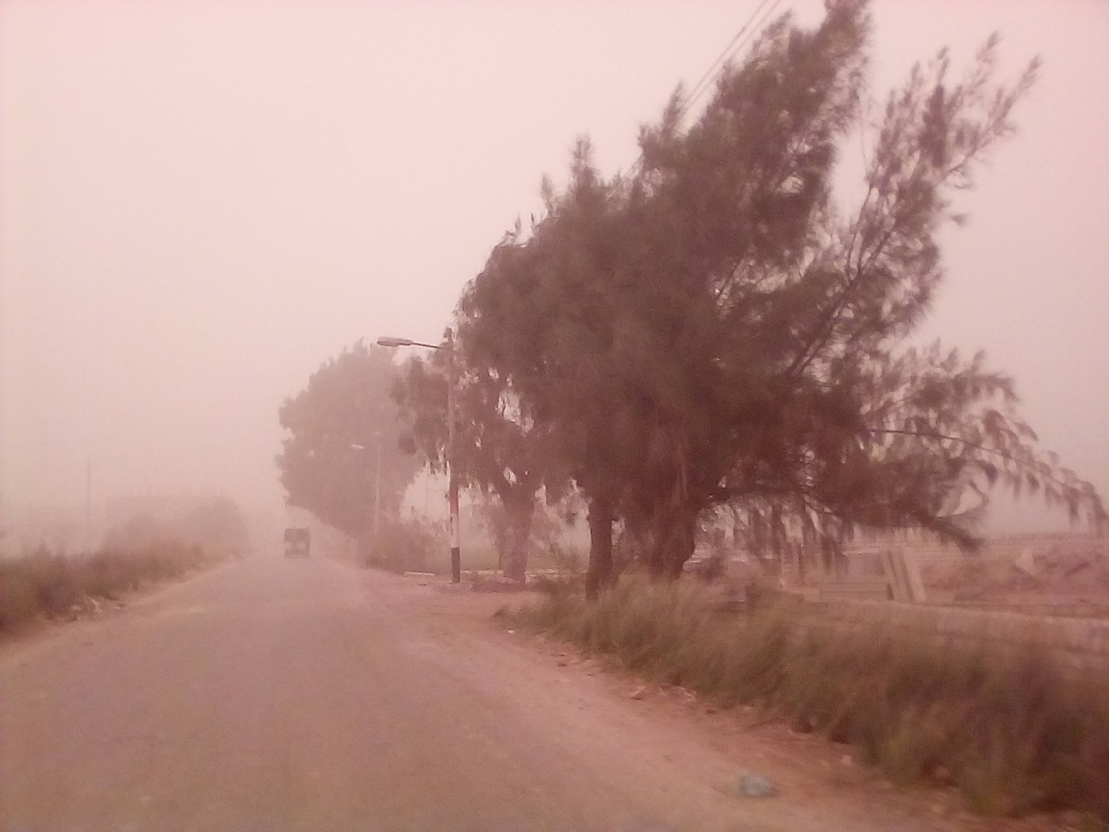 طقس سيئ وعاصفه ترابية تضرب المنيا  (3)