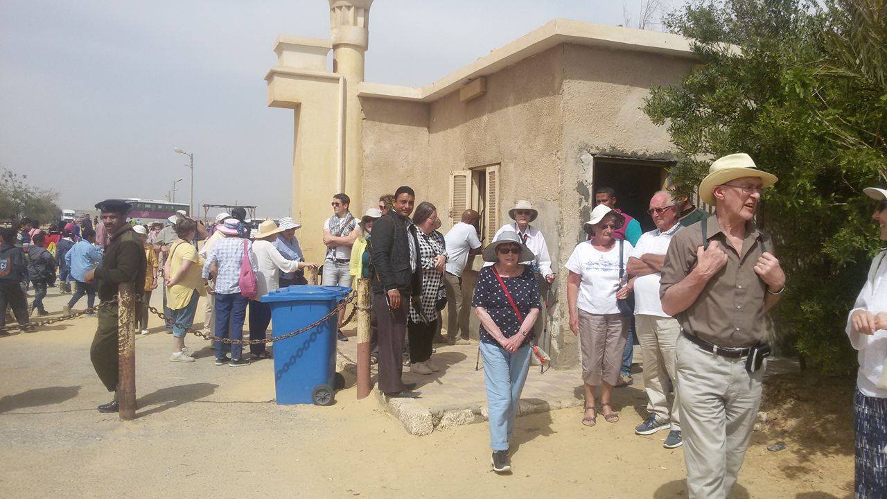 جانب من زيارة الوفد السياحى