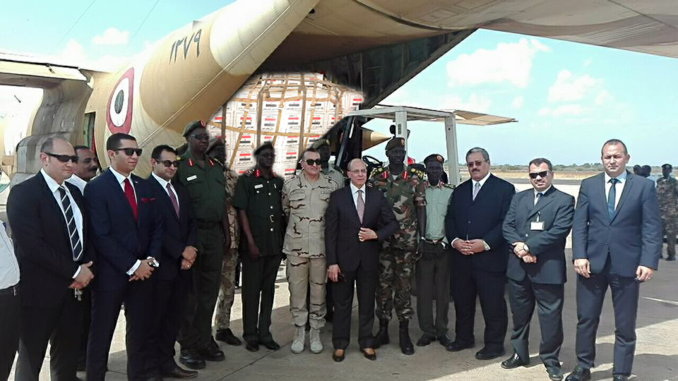 جانب من مساعدات مصر لجنوب السودان 
