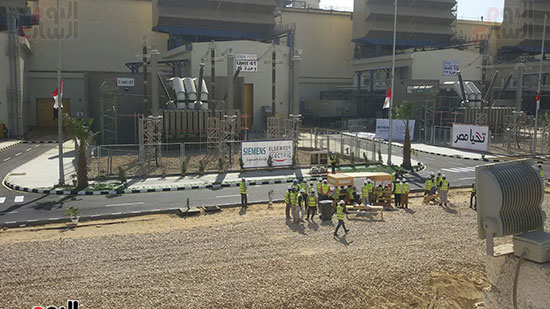  محطة كهرباء بنى سويف تستعد لافتتاح