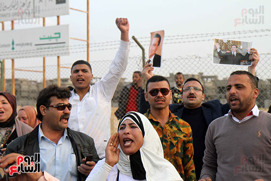 هتافات أنصار مبارك بعد البراءة 