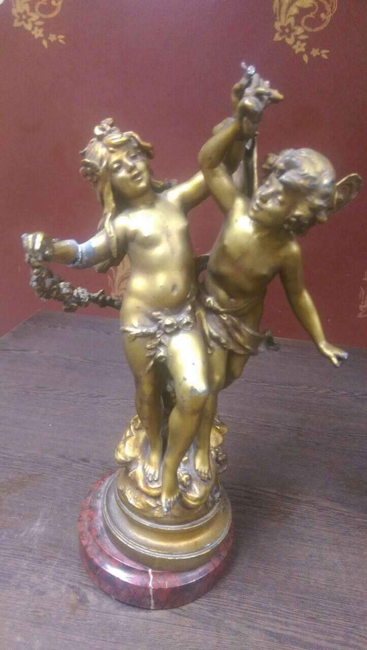 تمثال ملاكين من البرونز