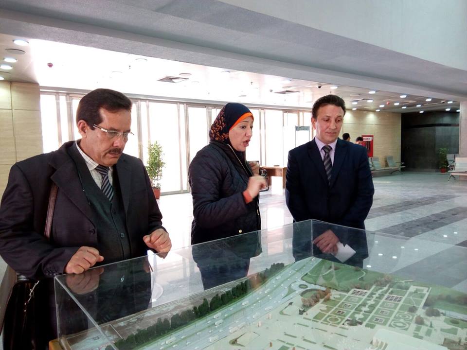 رئيس مصلحة الآثار الليبية  يزور متحف الحضارة