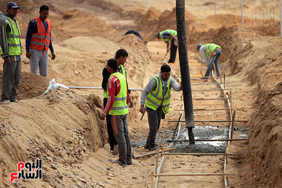 العاصمة الادارية تستعد لإنشاء المجمع الرياضى 