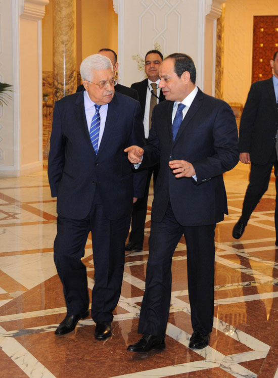 الرئيس عبد الفتاح السيسى و الرئيس الفلسطينى محمود عباس أبو مازن (4)