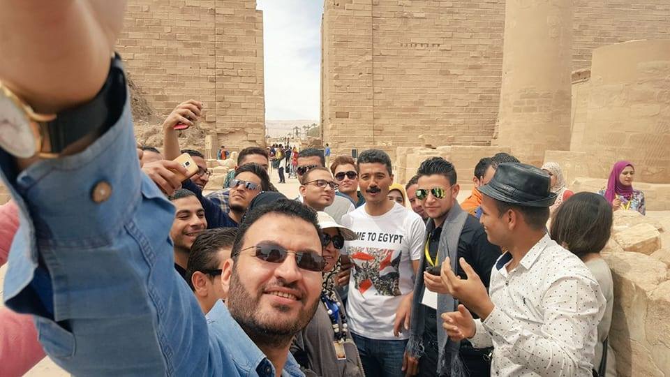 خالد النبوى يدعو السياح لزيارة مصر من الأقصر (4)