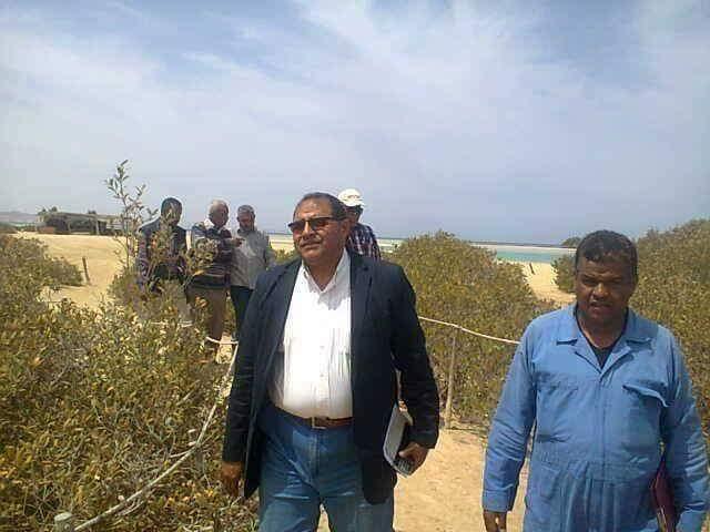 رئيس مدينة مرسى علم يستقبل رئيس قطاع الارشاد الزراعى