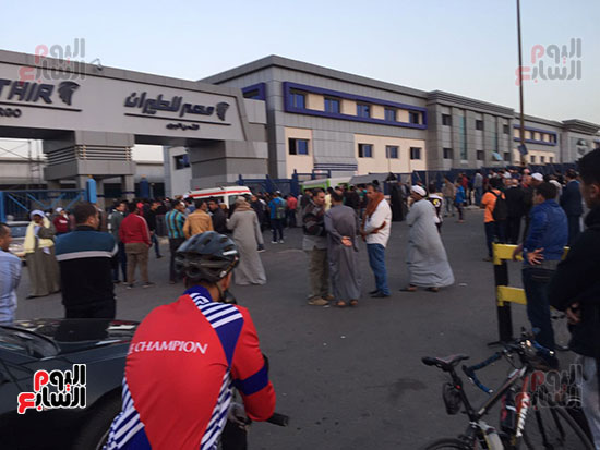   وصول جثمان لاعب منتخب الدراجات مطار القاهرة