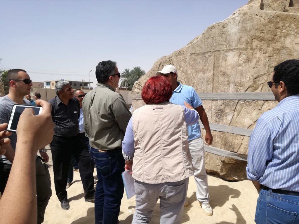 جانب من جولة وزير الآثار باكتشاف غرب الاقصر