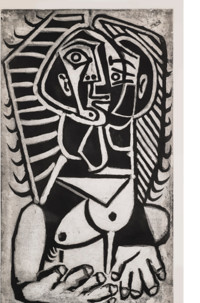 لوحة بيكاسو بعنوان مصرية