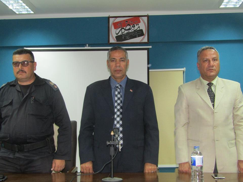 رئيس مدنية ابورديس ووكيل وزارة التضامن الاجتماعى اثناء الاحتفال