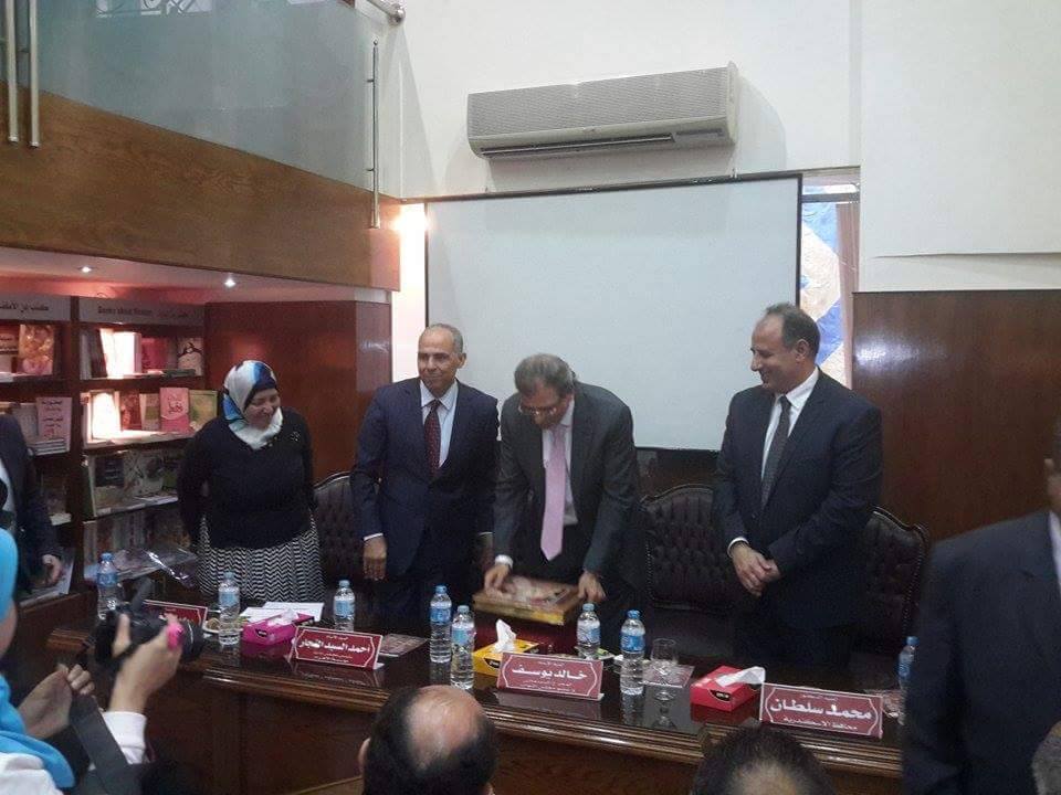 افتتاح مكتبة الأهرام بالإسكندرية 3