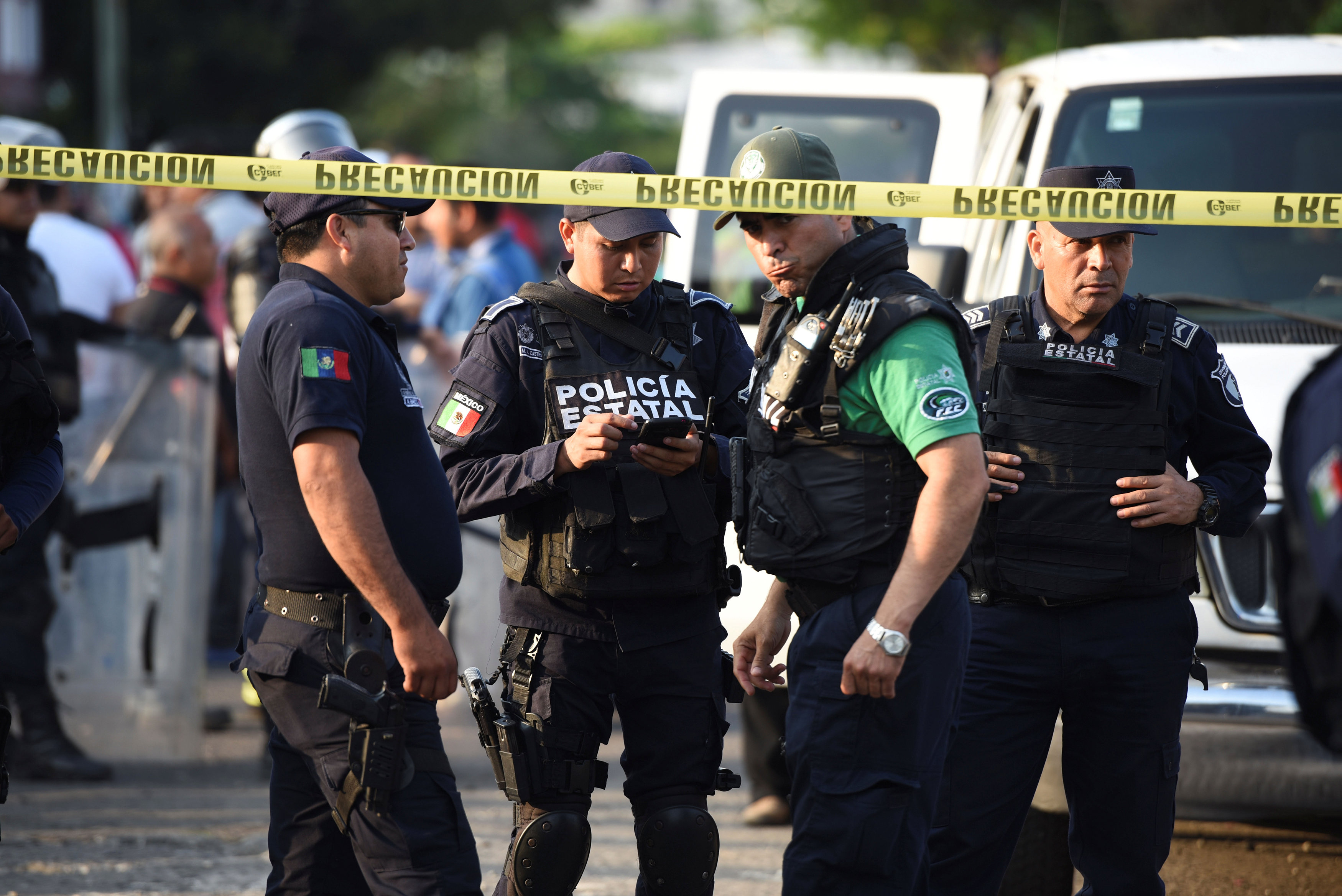 عناصر من الشرطة المكسيكية