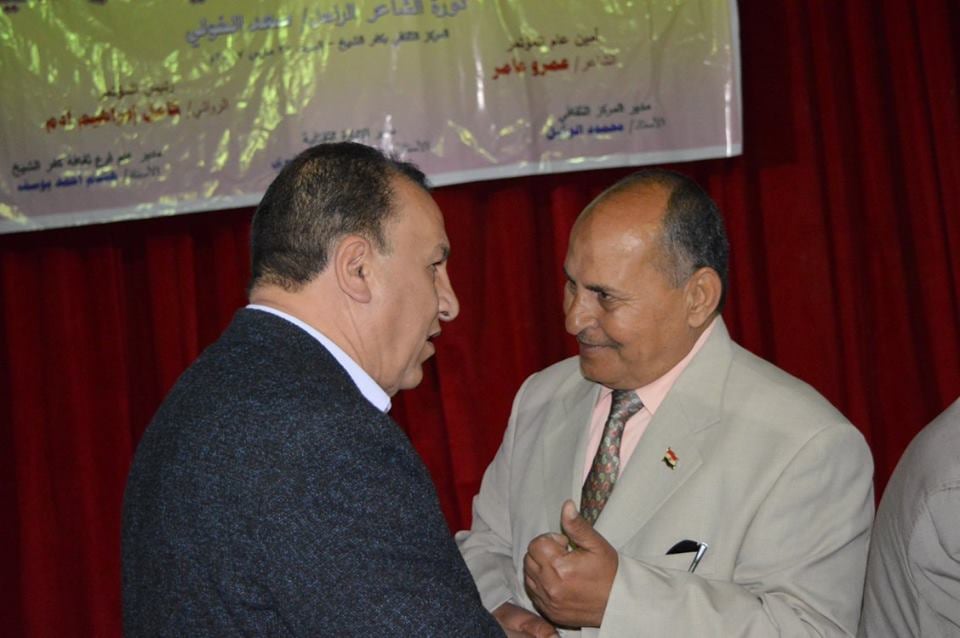 تكريم عبدالرحمن شهاب نائب رئيس تحرير جريدة كفر الشيخ