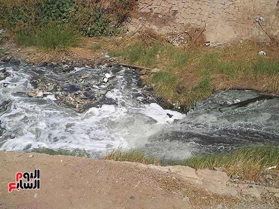  مياه الصرف التى تصب فى النيل