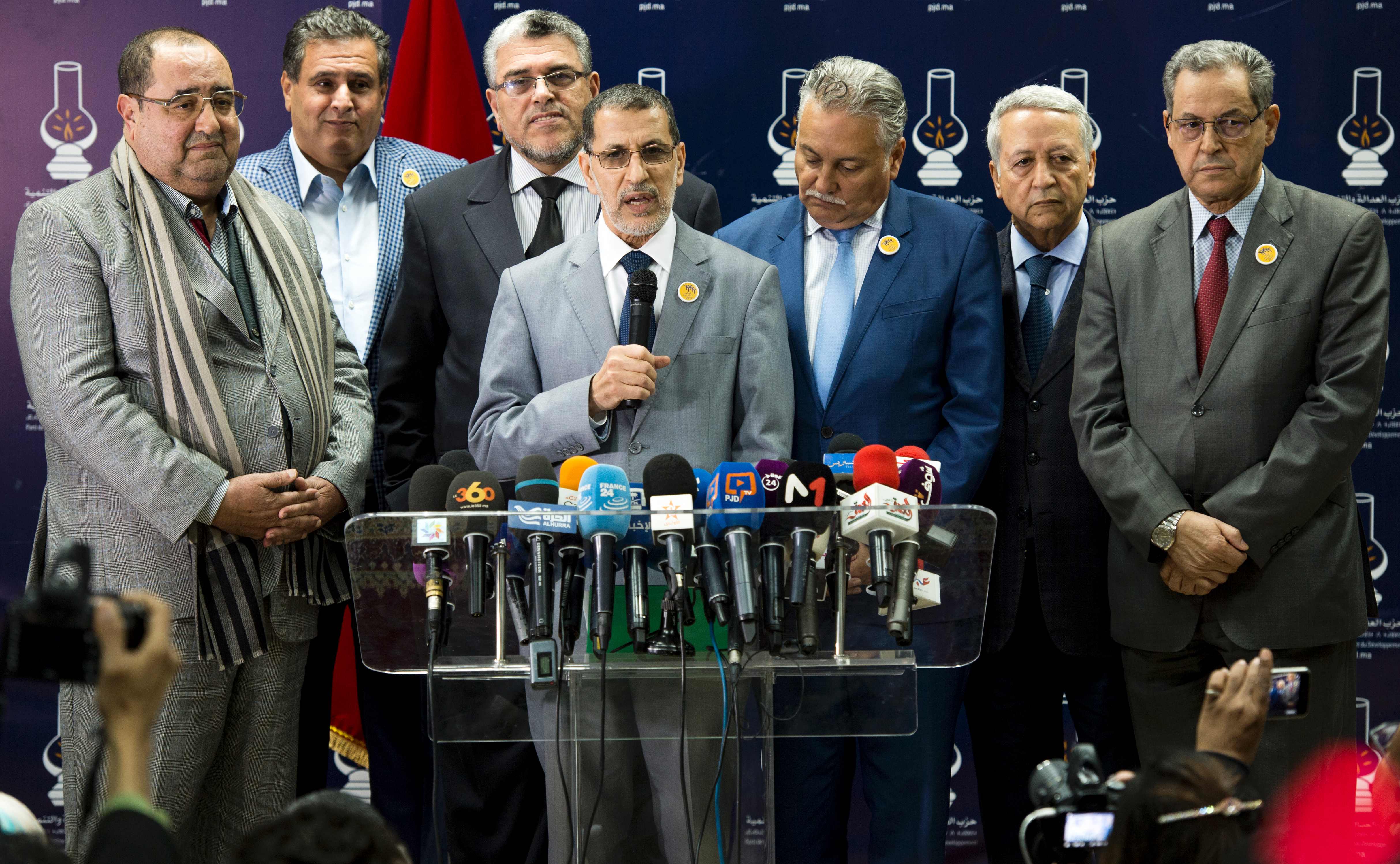 رئيس الحكومة المغربية يعلن تشكيل الحكومة المغربية