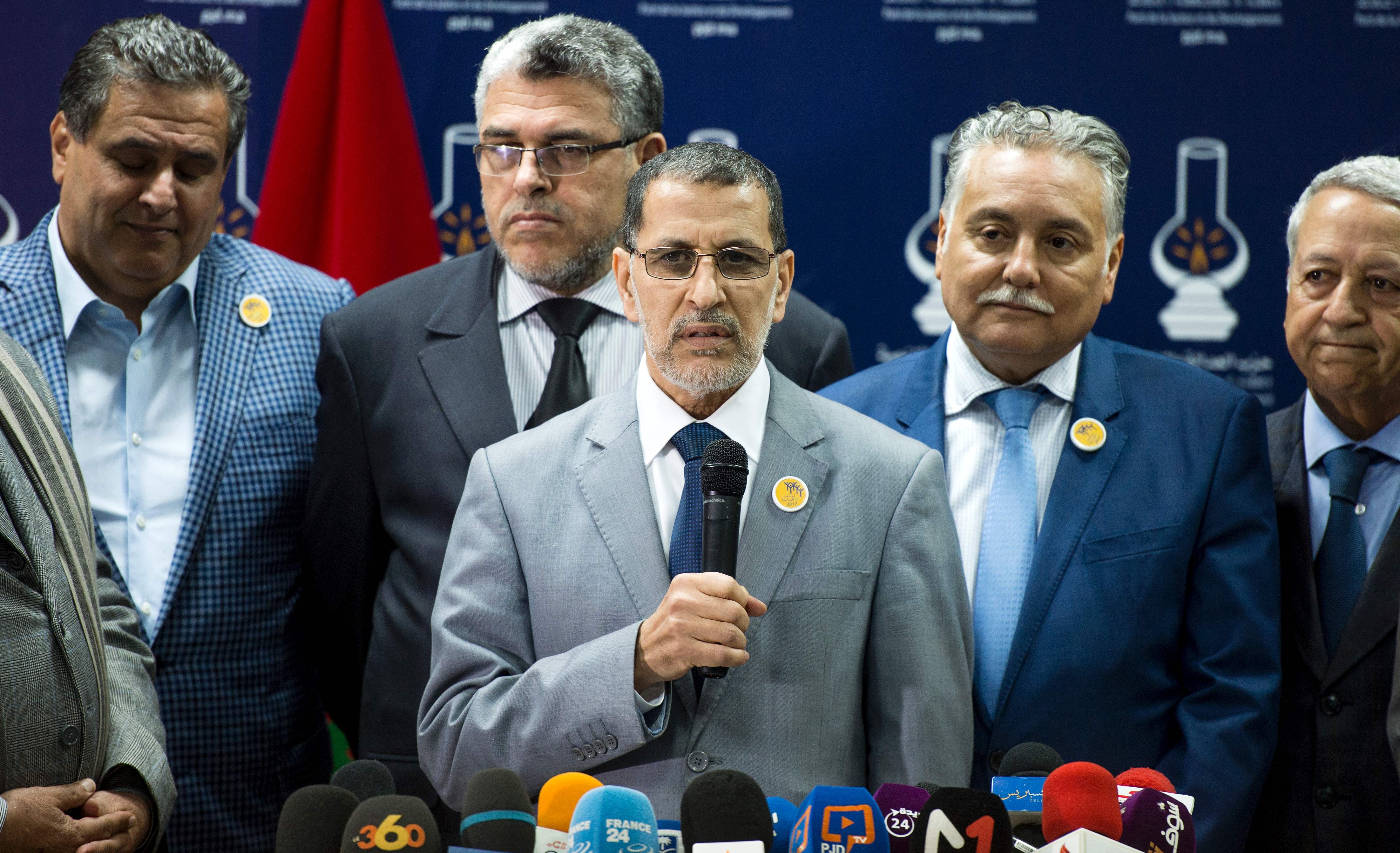 سعد الدين العثمانى يعلن الحكومة المغربية الجديدة من الأغلبية السابقة