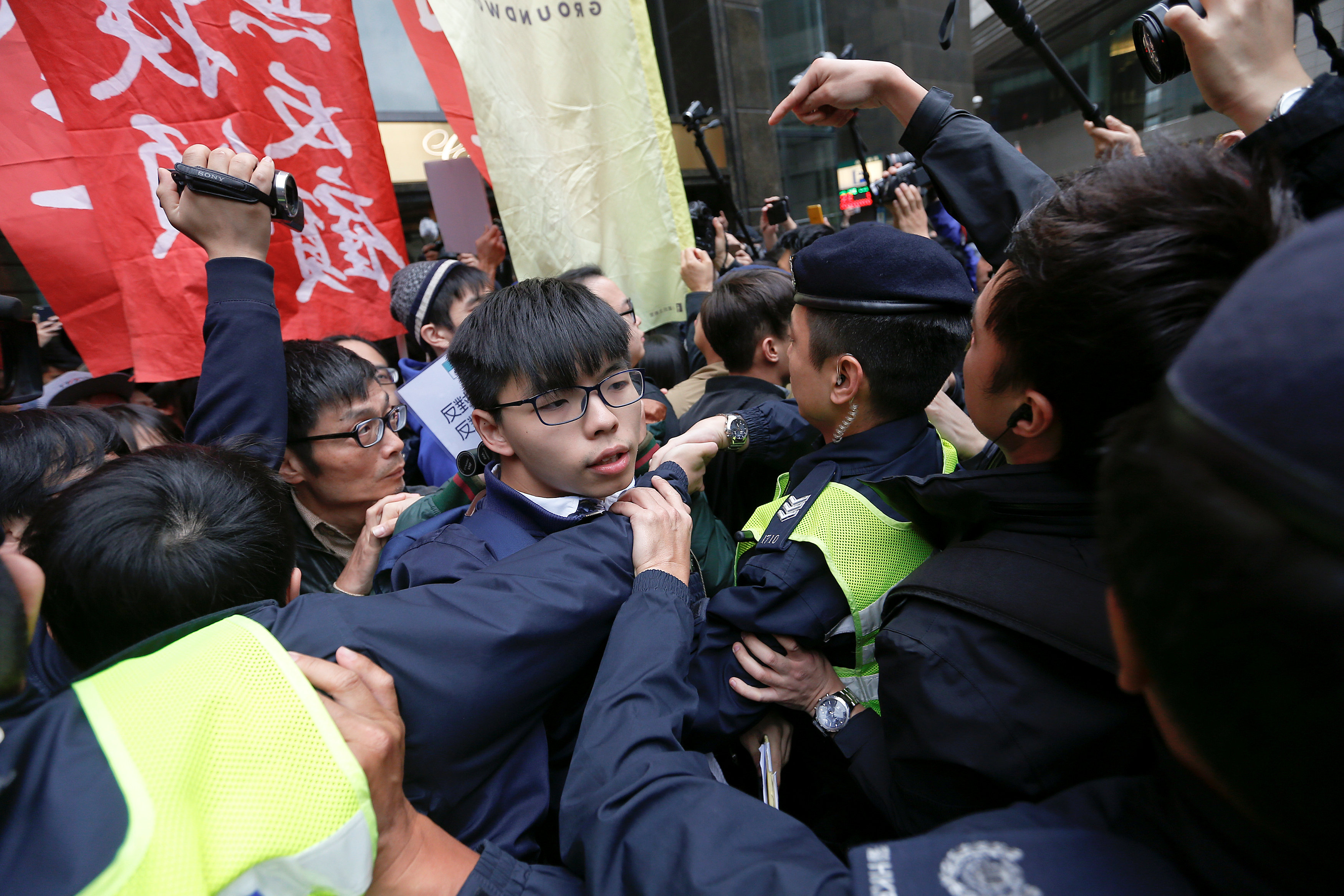 احتجاجات فى هونج كونج