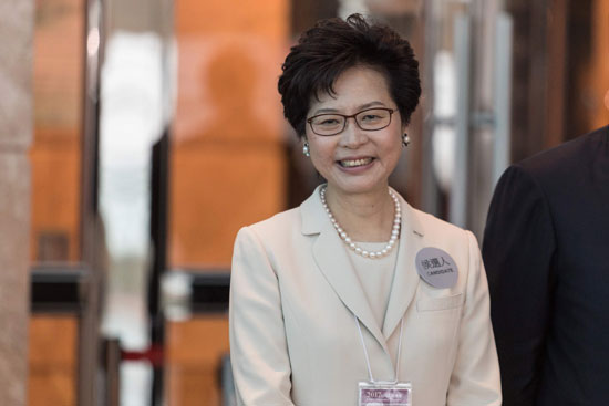 كارى لام زعيمة هونج كونج