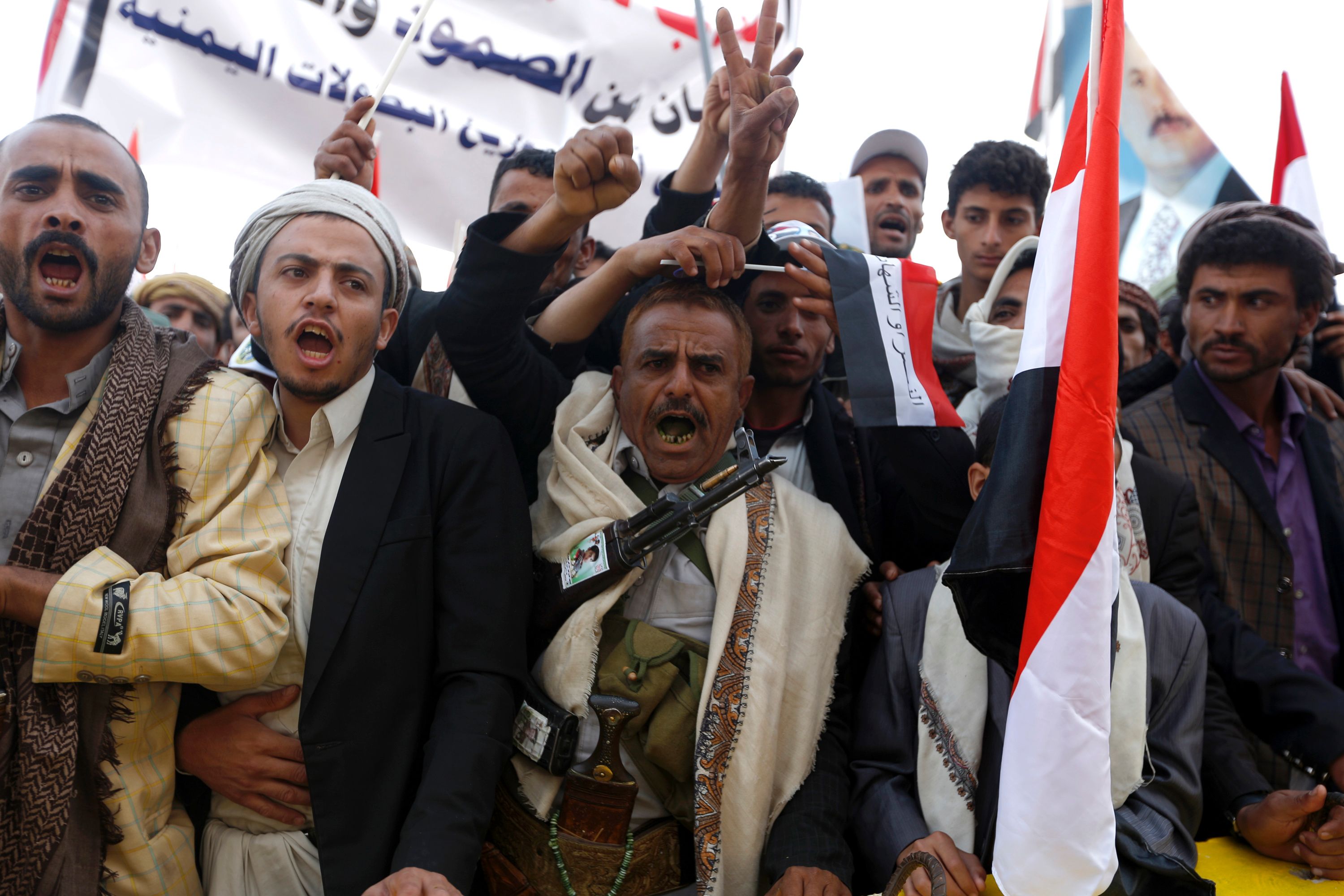 احتفالات الحوثيين فى صنعاء