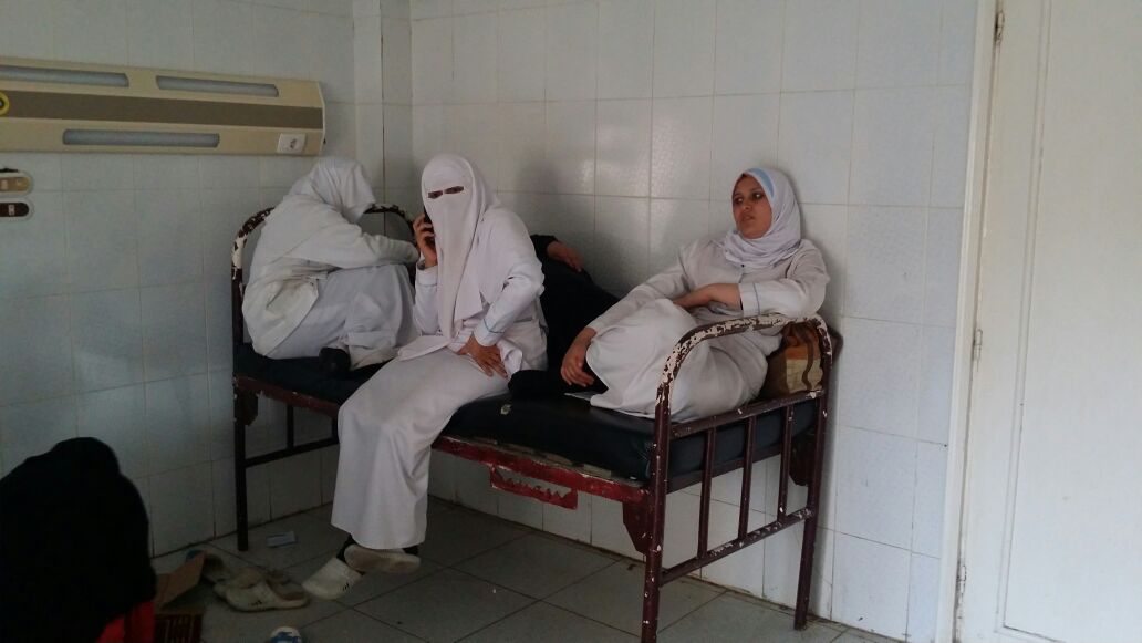 2- جانب من اضراب الممرضات بمستشفى كفر الشيخ العام
