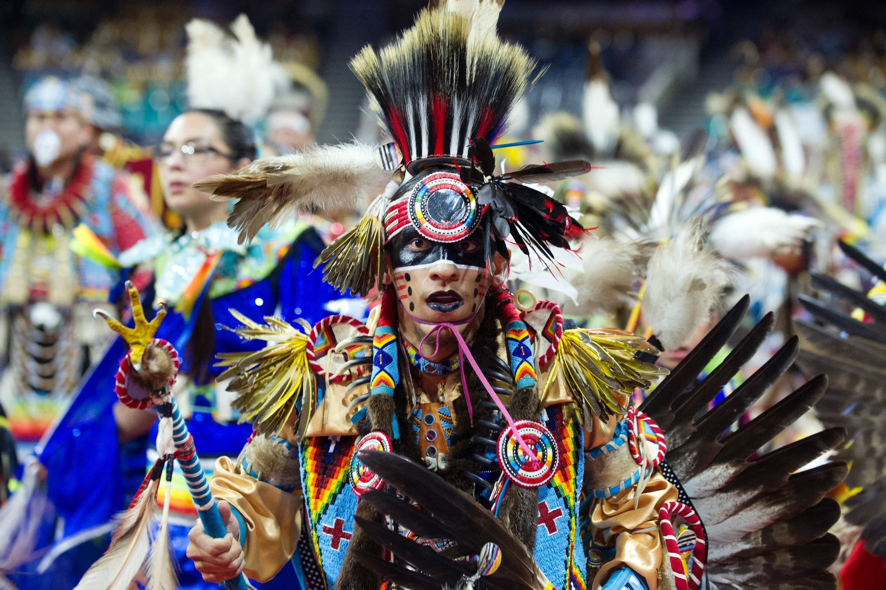 مهرجان الرقص لسكان أمريكا الأصليين بولاية كولورادو الأمريكية