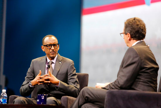رئيس رواندا خلال برنامج تلفزيونى
