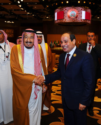 السيسى والملك سلمان القمه العربيه (11)