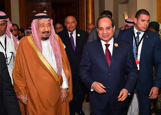 السيسى والملك سلمان القمه العربيه (5)