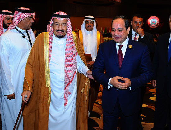 السيسى والملك سلمان القمه العربيه (13)