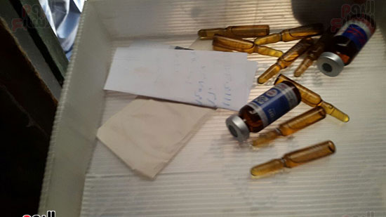 امبولات تخدير منتهية الصلاحية