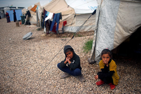 أطفال-عراقيون-ينتظرون-جوتيريس