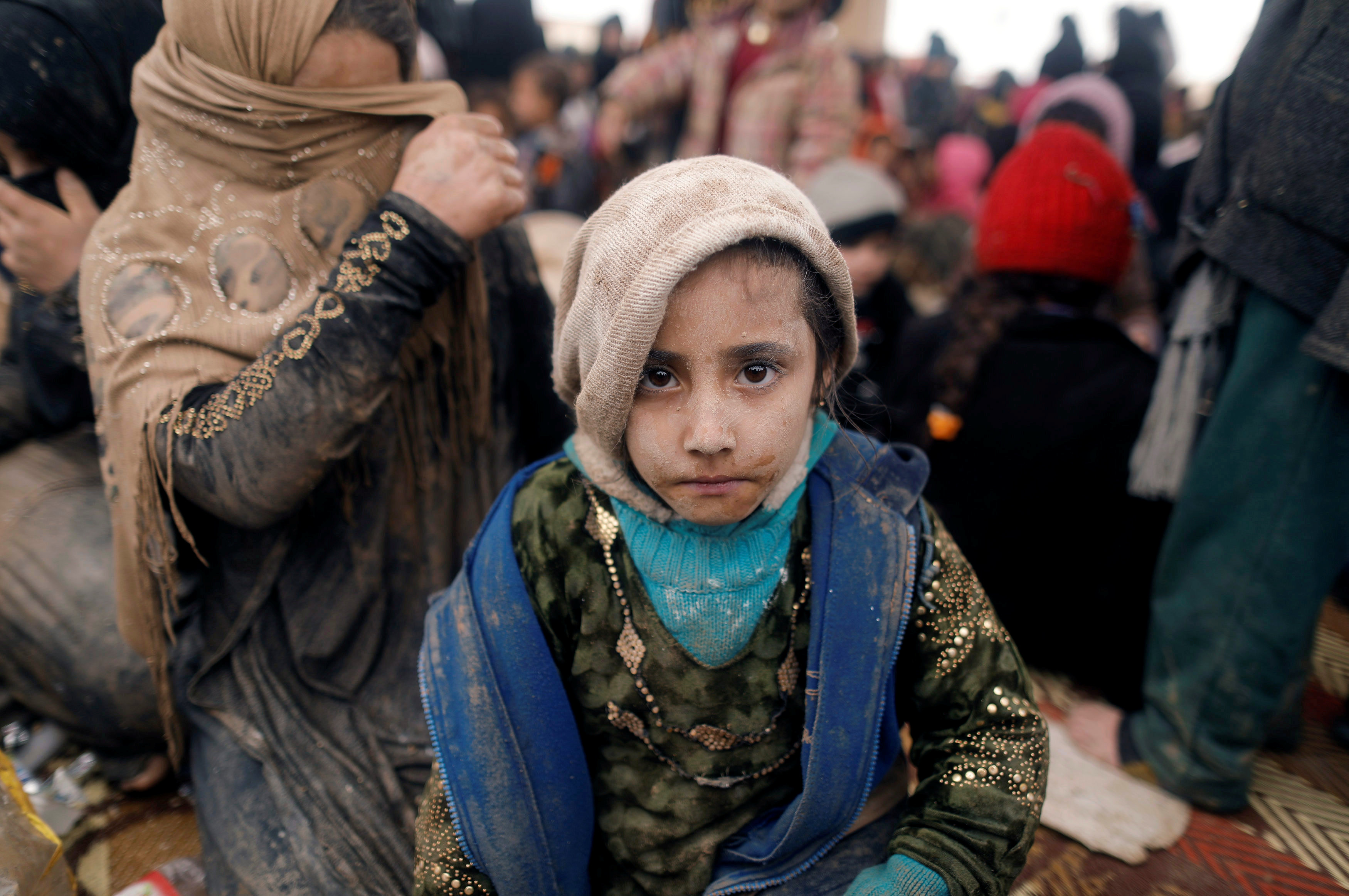 حزن أطفال وأهالى الموصل