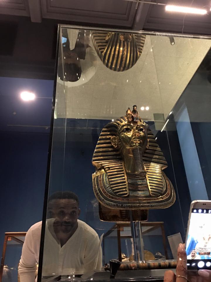 ويل سميث فى المتحف المصرى