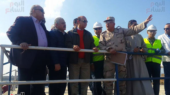 الفريق مهاب مميش واللواء حسن عفيفى