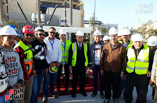 احتفال المهندسين المصريين والألمان بافتتاح الرئيس المرحلة الأولى