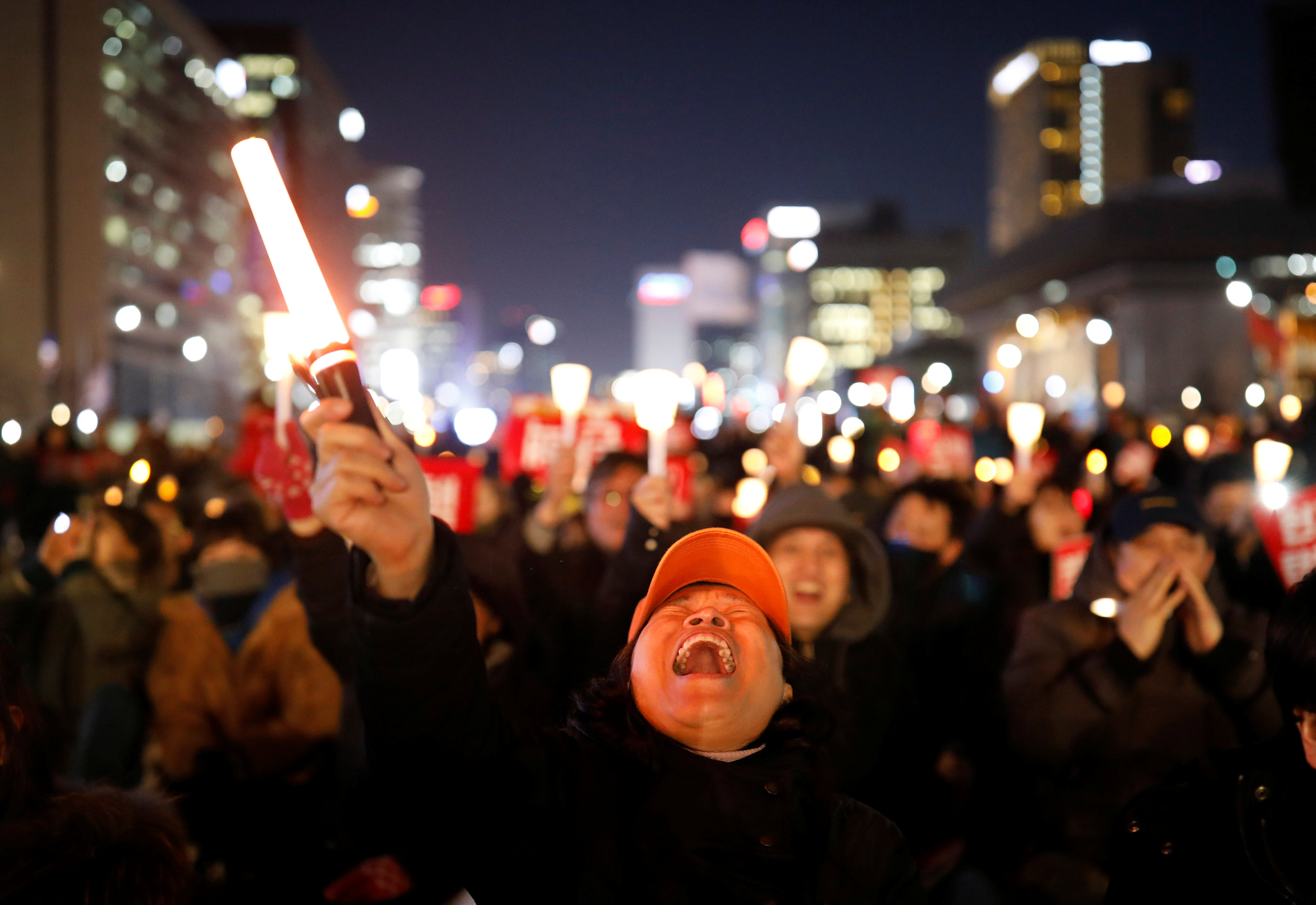احتجاجات ضد رئيسة كوريا الجنوبية