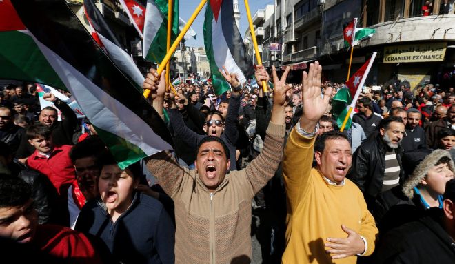 الاحتجاجات فى الأردن