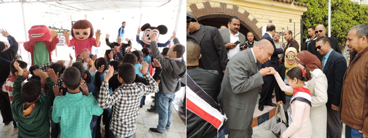 الداخلية تشارك أبناء شهداء الشرطة والأطفال الأيتام الإحتفال بيوم اليتيم (3)