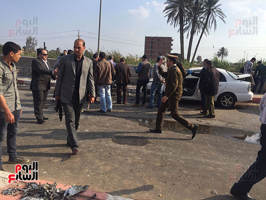       جانب من آثار التفجير