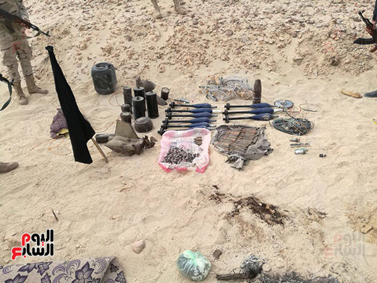 ضبط-ذخائر-وعبوات-ناسفة