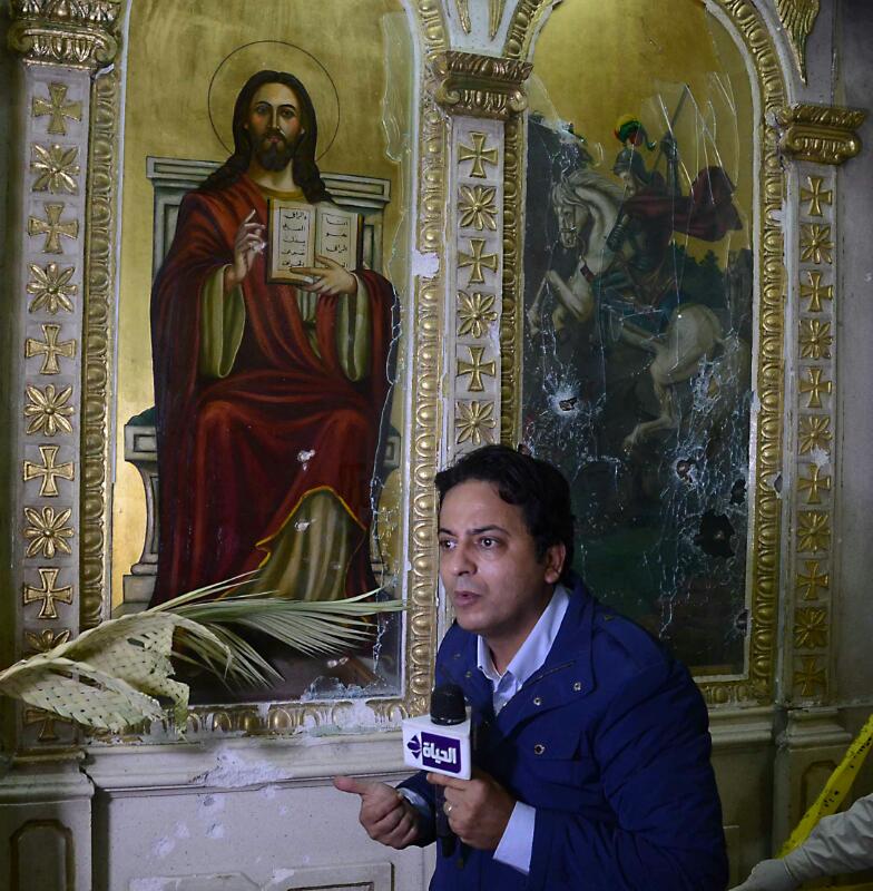 أحمد رجب يقدم حلقة خاصة عن حادث كنيسة مارى جرجس بطنطا (6)
