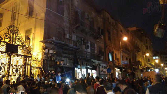 ازدحام كبير على كنيسة الإسكندرية بعد الانفجار