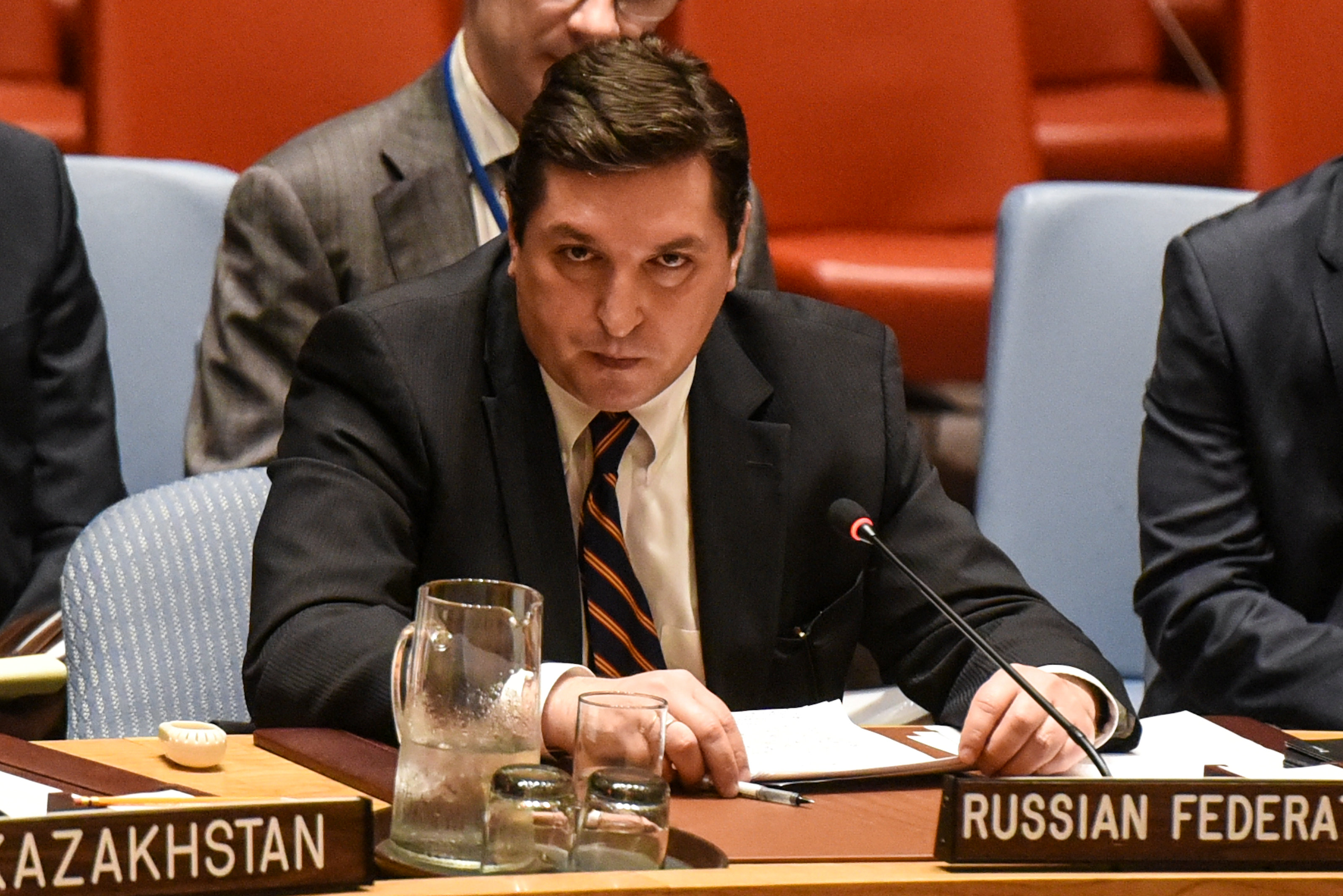 فلاديمير سافرونكوف مندوب روسيا بمجلس الأمن (2)