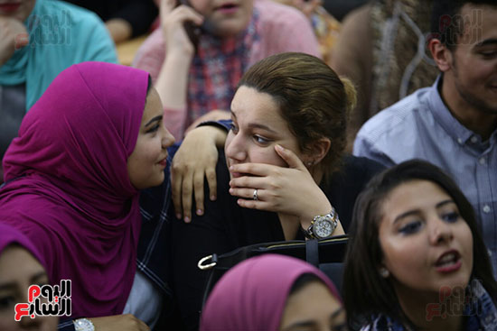 عمرو مصطفى فى ندوة فنية بجامعة عين شمس (29)