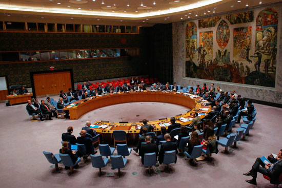 مجلس الأمن يمنع تمرير مشروع القرار بشأن كيماوى خان شيخون بسبب استخدام روسيا  حق الفيتو