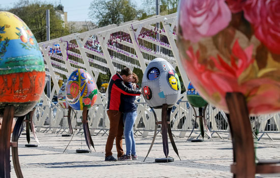 أوكرانيا تحتفل بـعيد الفصح بالبيض الملون